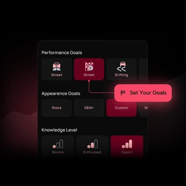 MotorMia app build definition screen